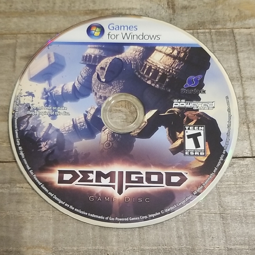 Demigod (PC DVD, 09) PC Video Game for Windows Game Disc Computer Game DISC ONLY